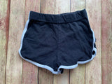 Black Cotton Shorts, 5T