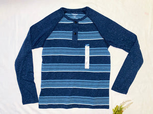 Blue Long Sleeve Tee, L (14-16)