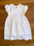 White Knitted Dress, 18M