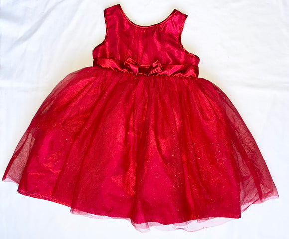 oshkosh red dress OshKosh BGosh RED Corduroy Dress Overall Jumper Vestbak 24M 24 Months