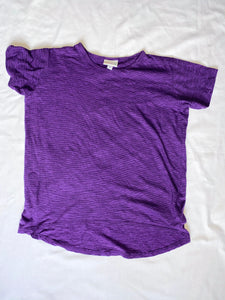 Purple LulaRoe Tee, 10