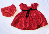 Red Holiday Dress, 3-6M