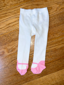 White, Pink Tights, 0-3M