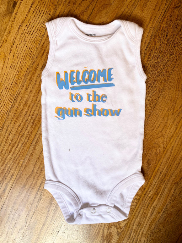 ‘Gun Show’ Onesie, 6M