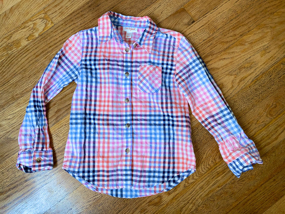 Long Sleeve Button Down, S (6, 6X)