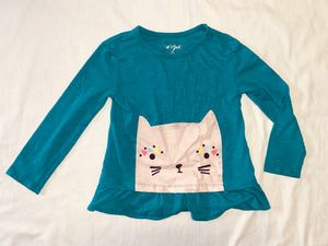 Cat Long Sleeve, 4T