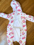 Owl Fleece Bunting Suit, 3M