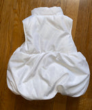 White Puffer Vest, 2T